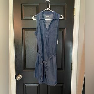 Sleeveless Denim Dress